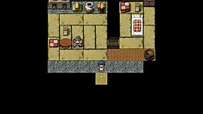 strangers masturbate over tanned natsuki's plump body in hentai game