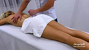 In-Home Massage Therapist Fucked Naughty Teen Hard! Unexpected Amateur Couple Sex with Carrylight!