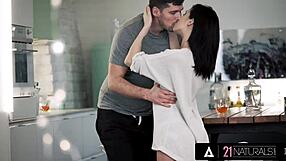 Nikki Fox Swallows Cock Deepthroat.