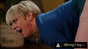 Angry Husband Catches MILF Dee Williams Riding Stepson's Cock