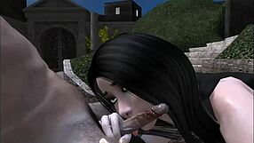 Lady Gives Herself To 3D Goblin Freely