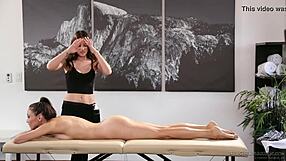 Celeste star meets gia paige for fantasy massage