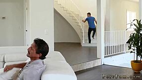 Cheerleader stepdaughter seduces stepson!