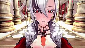 Arlecchino Enjoys Wild Sex in Genshin Impact POV Fantasy 3D Hentai