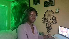 Naejae masturbates with a natural 12 package and enjoys lesbian porn