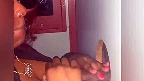 yo, black stripper takes 2 bbc at atl gloryhole