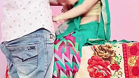 Hey, doesn't my sweet Bhabhi look amazing in that saree? 😍