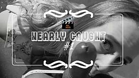 Public quarantine shopping deepthroat fuck - canadian blonde green eyes almost gets caught 3 times