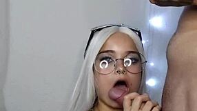 Blonde Teen Cosplay Thirsty for Cum