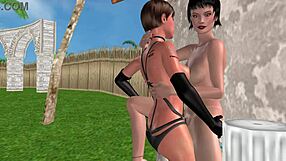 Watch this lesbian girl fuck another in pussy and ass?