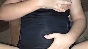 teen hijastra gets easy fuck with creampie in homemade couple sex