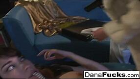 Dana DeArmonds engages in detailed lesbian fucking with brunette babe, exploring ass and pussy intensely