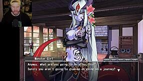 i cant even defeat a slug girl in monster girl quest masturbation