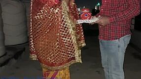 After Karva Chauth, husband and wife have quick anal sex