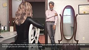 Watch wife and stepmother in homemade 3d action!