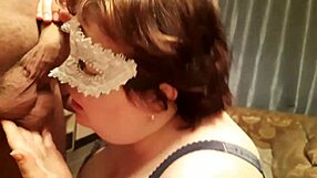 Hot Amateur BBW Gives Excellent Head With Oral Creampie!
