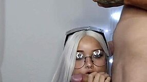 Blonde Teen Cosplay Thirsty for Cum