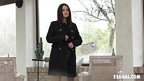 Small tit beauty craves anal with big cock