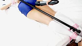 Hey, check this cute Japanese girl in wild bondage action!