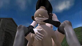 Lady Gives Herself To 3D Goblin Freely