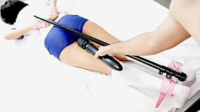 Hey, check this cute Japanese girl in wild bondage action!