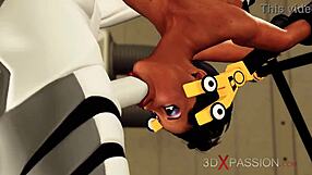 3D animated porn with big tits and rough anal sex