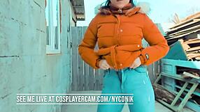 come have fun outside with me in costumes