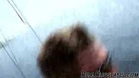 Euro Couple Fucking Ass on Boat for Cumshot Tease