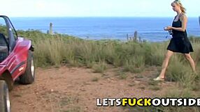 lets fuck outside - hardcore public anal on tarra white