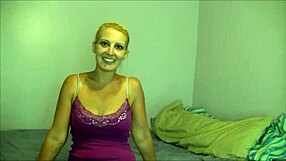 Beautiful girl Ava Hughes gives a deepthroat blowjob and gets a facial with cum