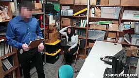 10 Out Of 10 Shoplyfter Muslim Ella Knox With Her Massive Tits And Hairy Pussy Is Damn Hot