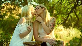 Occultist Lesbians Dahlia Sky And Charlotte Stokely Licking Pussy!