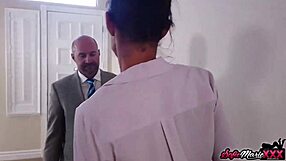 Sofie Marie The Real Estate Agent Seduces And Fucks Customer Hard In Stockings And Heels