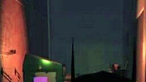 Cheating Roblox slut gets fucked behind club at night