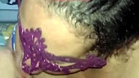 Slut worships huge ass while licking and humiliating old submissive