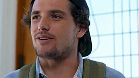 Gorgeous Raven Haired Teen Drools Over Huge Cock!