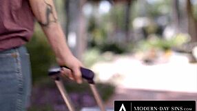 Holy crap, Casey Calvert and Arabelle Raphael beg ex for wild threesome!