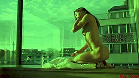 Amateur Couple Shares Intense Sex and Cumshot by Window. So Raw!