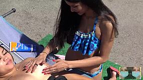 asl says, 'massage my oiled tits, viva athena'