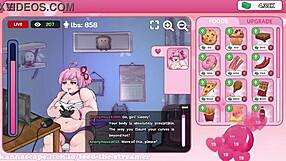 Steamy hentai with inflation and creampie scenes