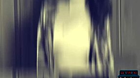 Latina model Salena Storm with petite 18+ body undresses in striptease.