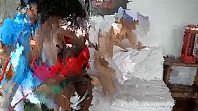 behind the cameras with alicia ribeiro at the party.