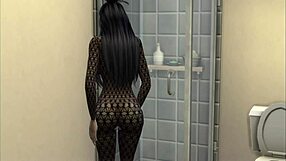 A petite Asian woman gives great service to a customer