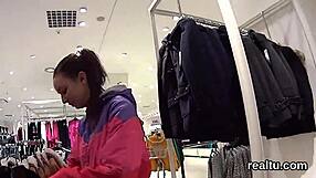 Czech Teen Seduced, Clothes Ripped in POV Shag