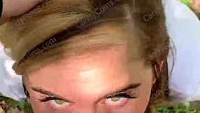 random jogger gets deepthroat on hiking trail pov by candycourt