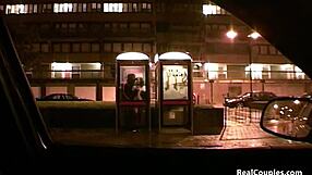 Interracial Couples Daring Outdoor Fuck In Stockings With Blowjob And Voyeur British Public