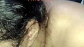 Slut worships huge ass while licking and humiliating old submissive