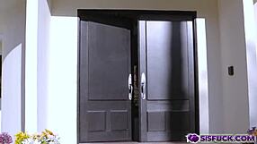 Brad Sterling Spreadeagle Fucks Chloe Cherry's Hairy Pussy