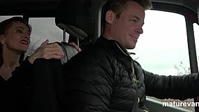 granny hunting for action in the maturevan, ready for some naughty fun.