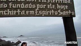 I couldn't resist the urge on the beach and masturbated right there in full view.